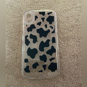 Cow print phone case